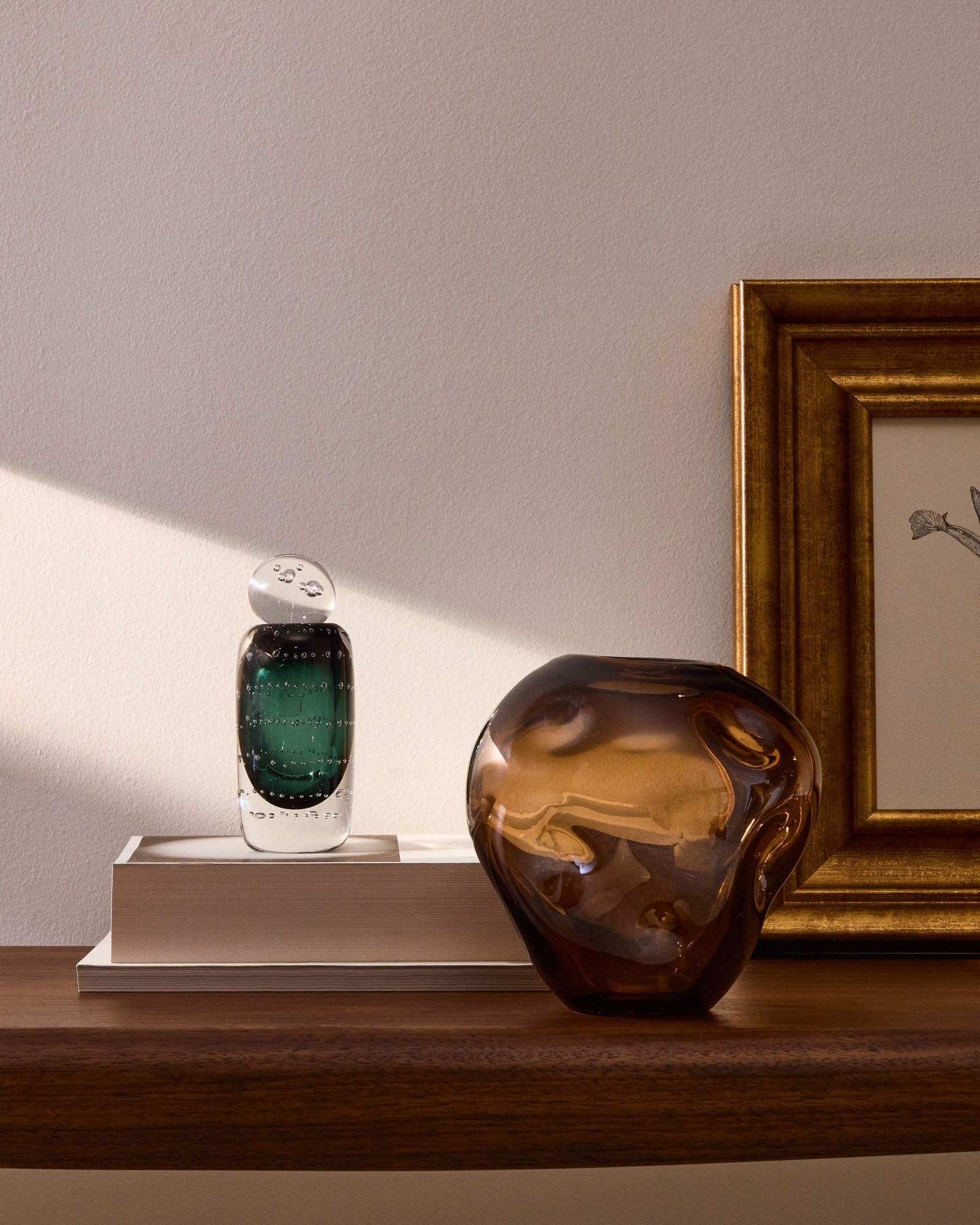 Ваза из зеленого стекла Lunivo 16,5 см La Forma (ex Julia Grup)