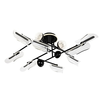 Накладная люстра LED4U L3200-12 BK