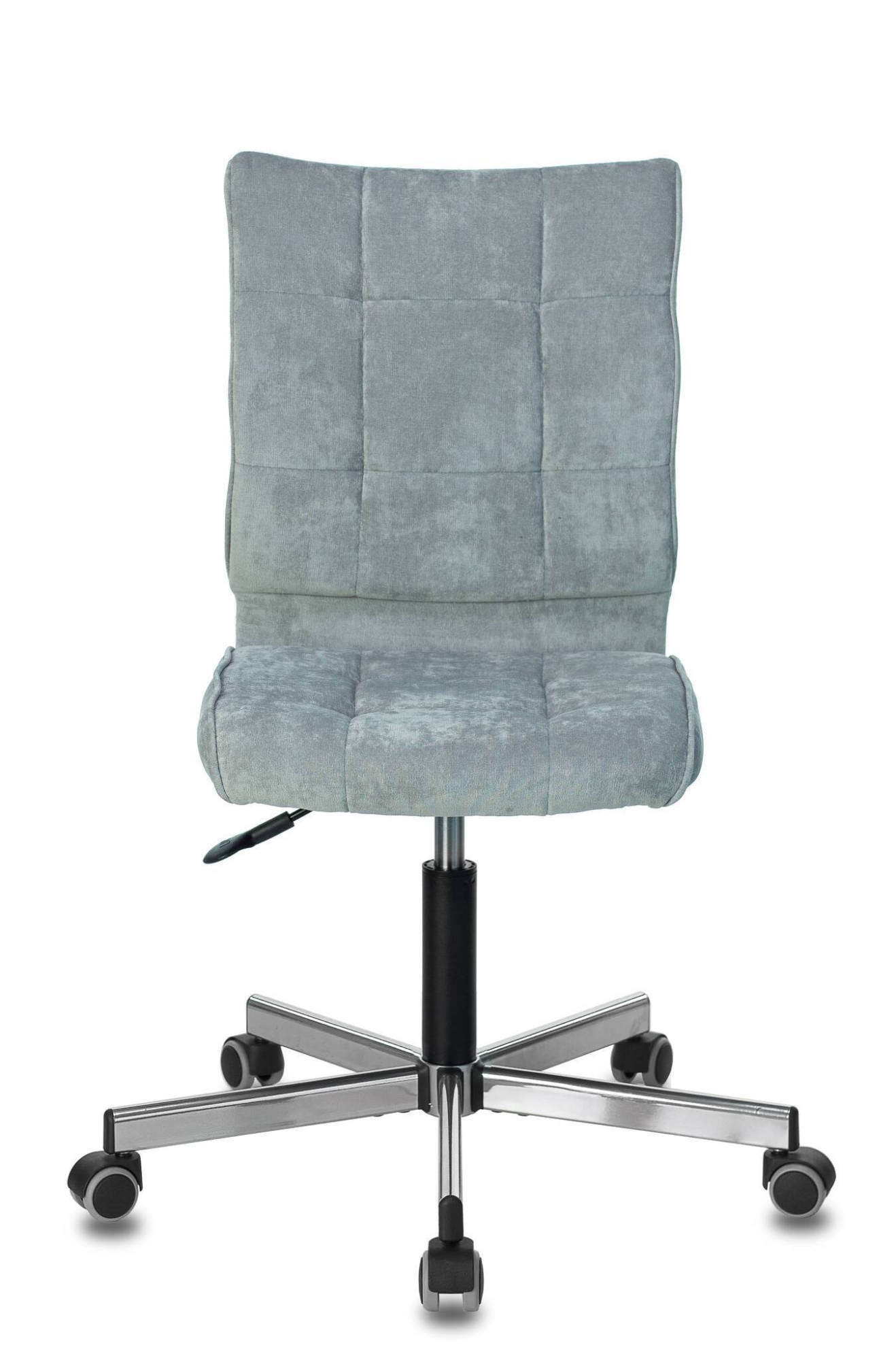 Кресло Бюрократ CH-330M/LT-28 без подлокотников серо-голубой крестовина металл Stool Group