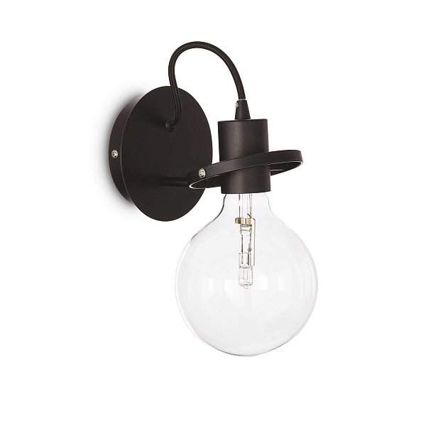 Настенный светильник Ideal Lux RADIO AP1 NERO 119502