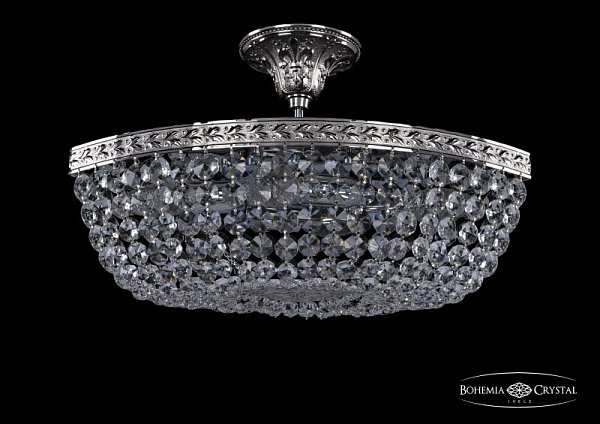 Люстра на штанге Bohemia Ivele Crystal 19113/45IV Ni