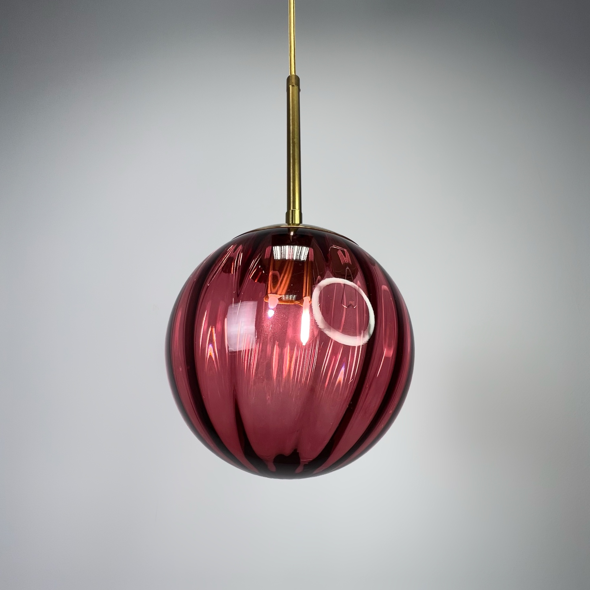 Подвесной светильник ASKA D200 purple by ImperiumLoft