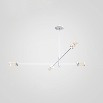 Дизайнерская люстра SKELBY H16 White/Amber by ImperiumLoft