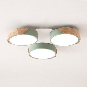 Подвесная люстра CLIP 3 Зеленый by ImperiumLoft