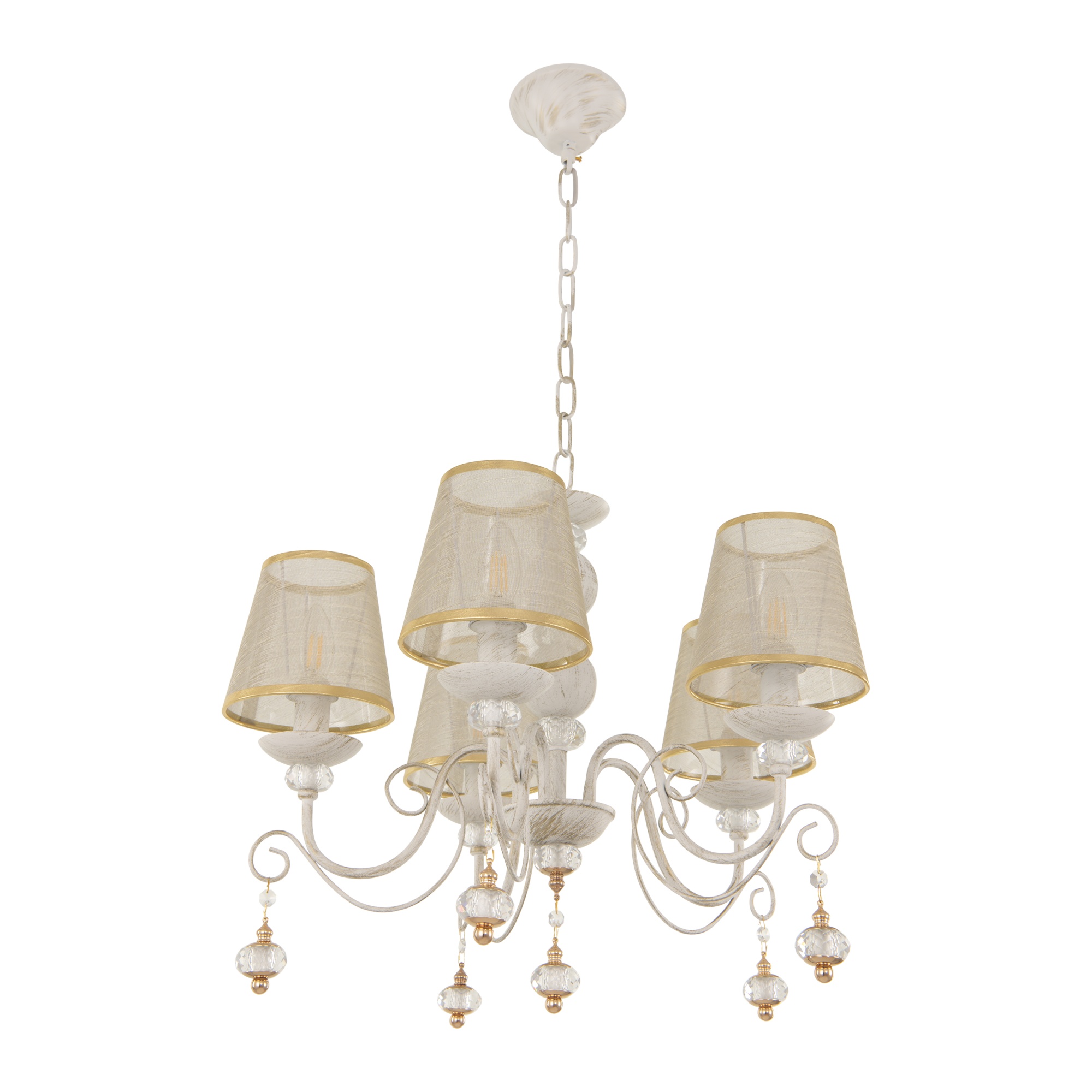 Люстра 347620/5 WT+G Arte Milano