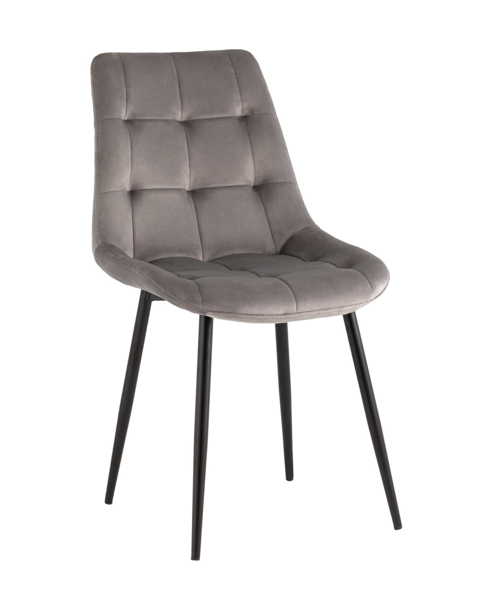 Стул Флекс New велюр светло-серый Stool Group