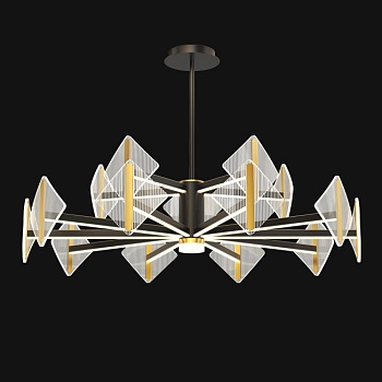 Потолочная люстра KEEN L15 Brass by ImperiumLoft