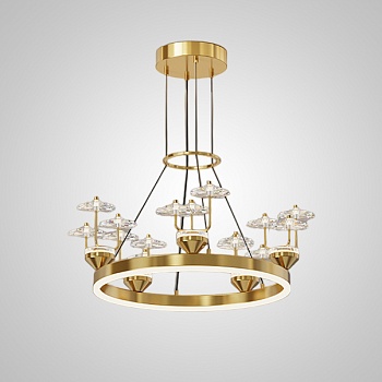 Подвесная люстра DOVRA D50 Brass by ImperiumLoft