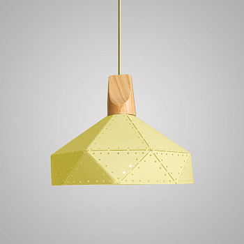 Подвесной светильник EDGE D30 B Yellow by ImperiumLoft