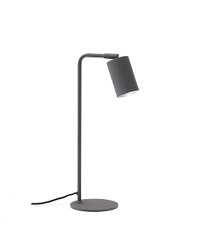 Настольная лампа Manie из металла с отделкой под черный чугун La Forma (ex Julia Grup)