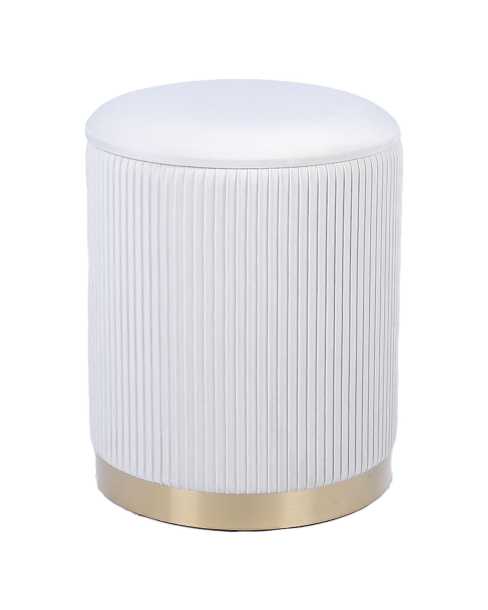 Пуф Шарлотта с ящиком велюр бежевый Stool Group