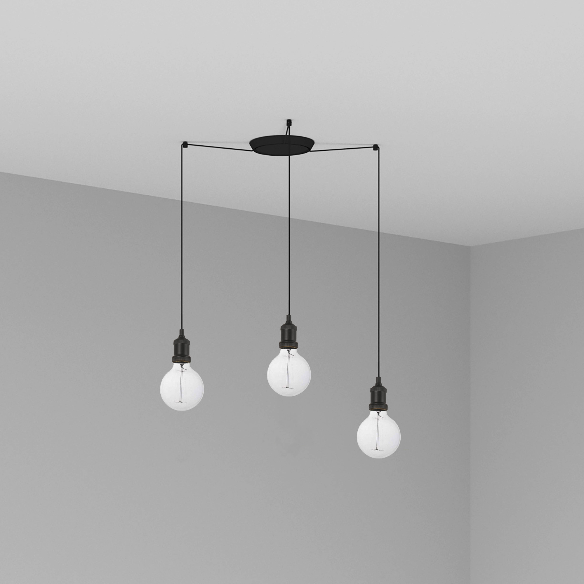 Люстра Art 3L черная Faro