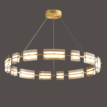 Подвесная люстра BRIAND D101 Brass by ImperiumLoft