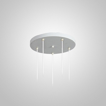 Потолочное крепление — металлический диск CEILING MOUNT 2 D60 White by ImperiumLoft