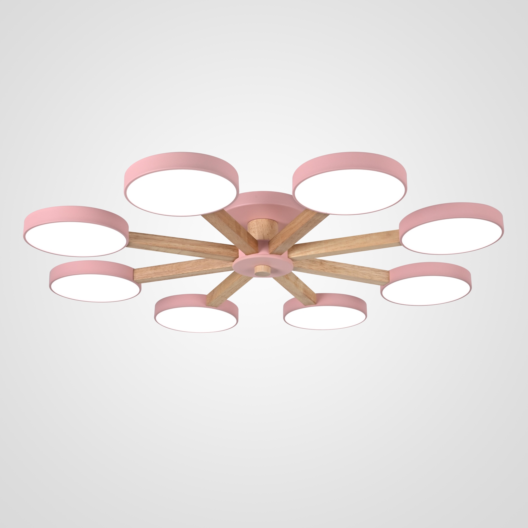 Потолочная люстра TURNA 8 Pink by ImperiumLoft