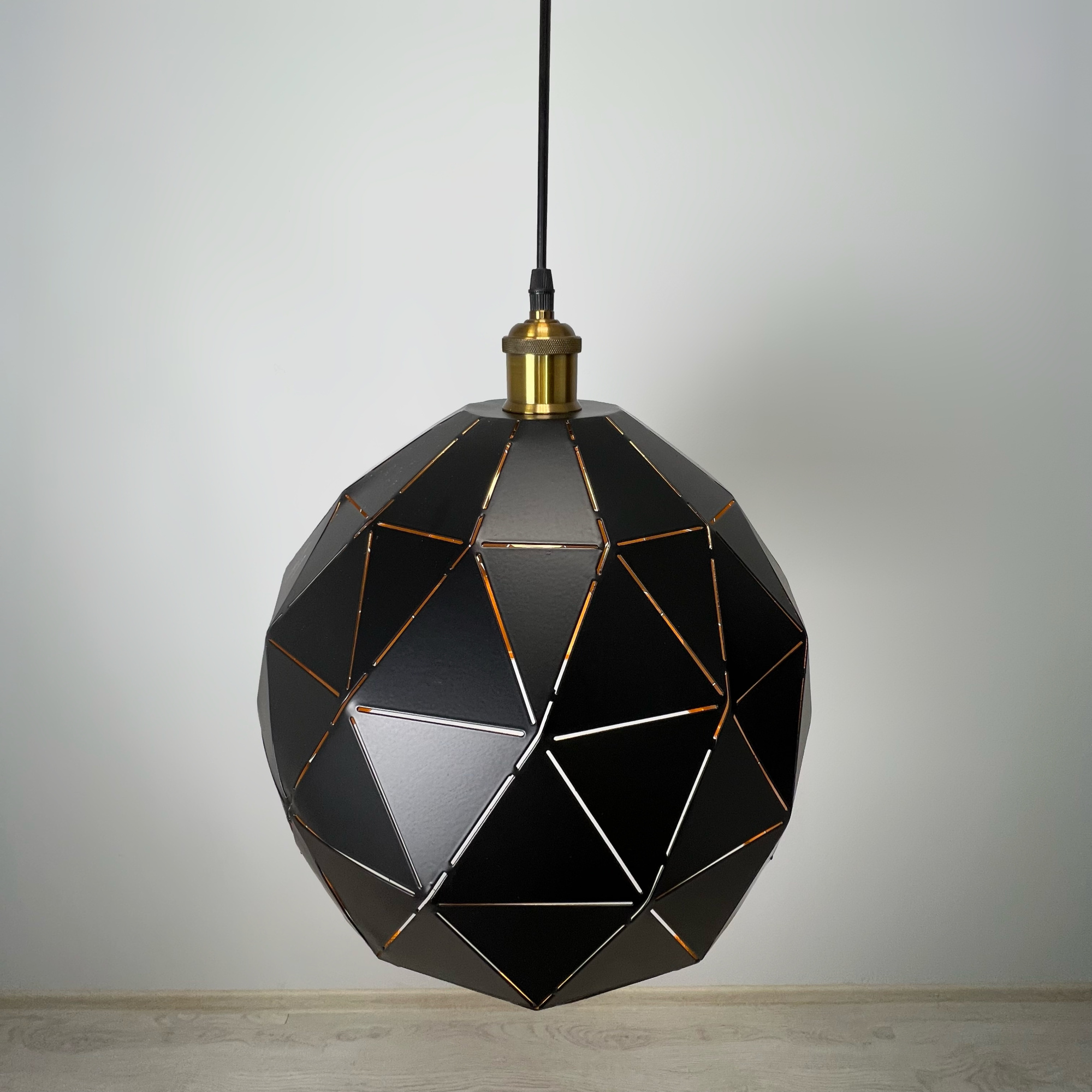 Подвесной светильник MELON D36 Gold/Black by ImperiumLoft