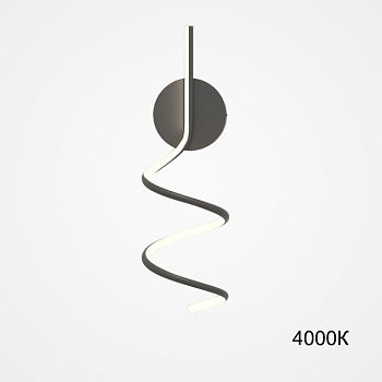 Настенный светильник DAMARIS WALL H50 Black 4000К by ImperiumLoft