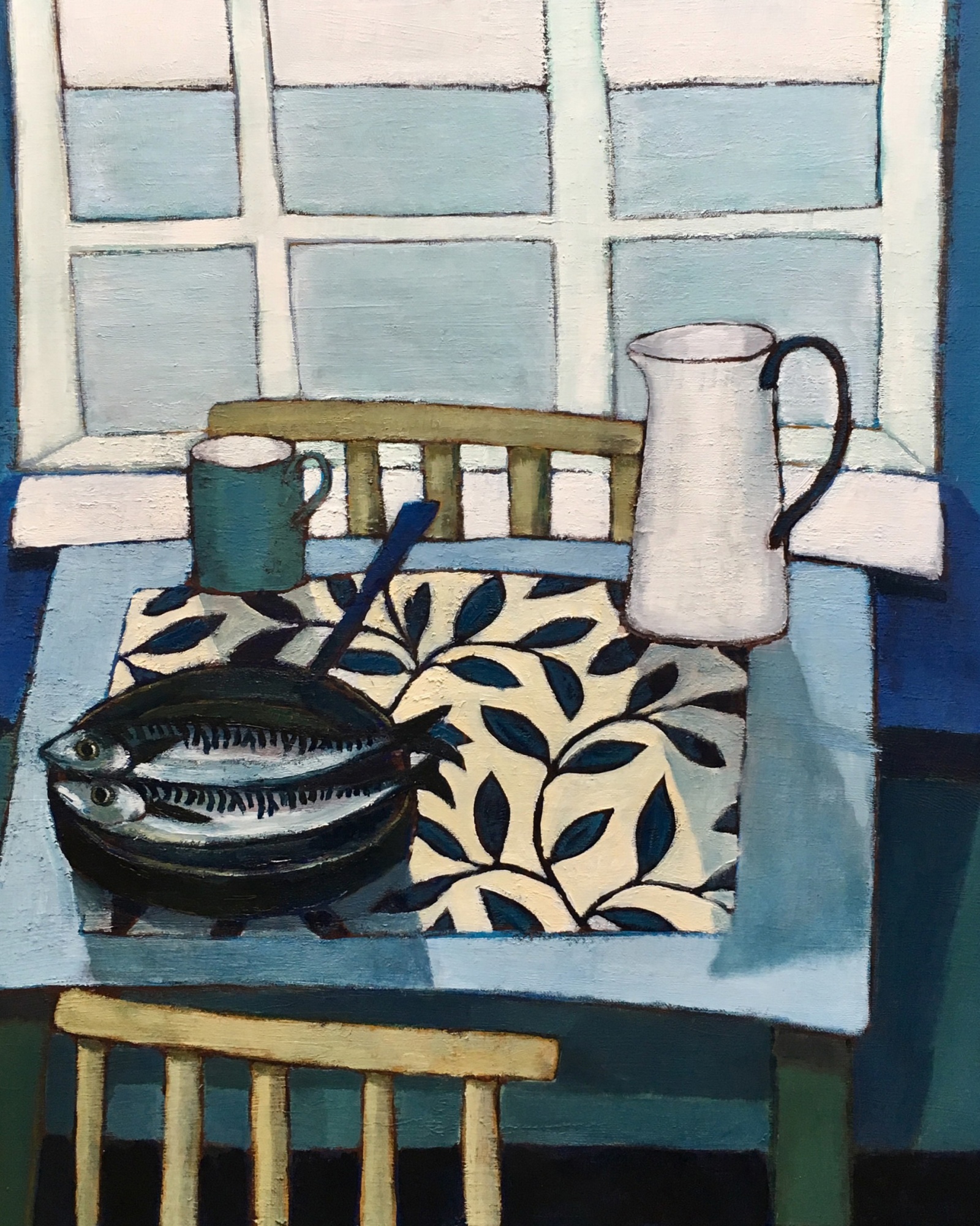 Интерьерное жикле Mackerel and jug Louvre Home PP230257