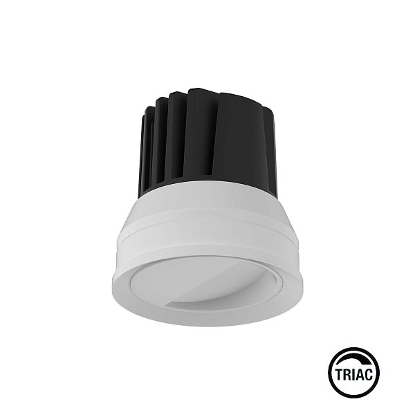 Встраиваемый светильник ELIOS BAСADOR IP20 10W белый 36є 2700K TRIAC Faro