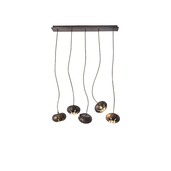 Дизайнерская люстра CAPSULES L70 Dark wood by ImperiumLoft