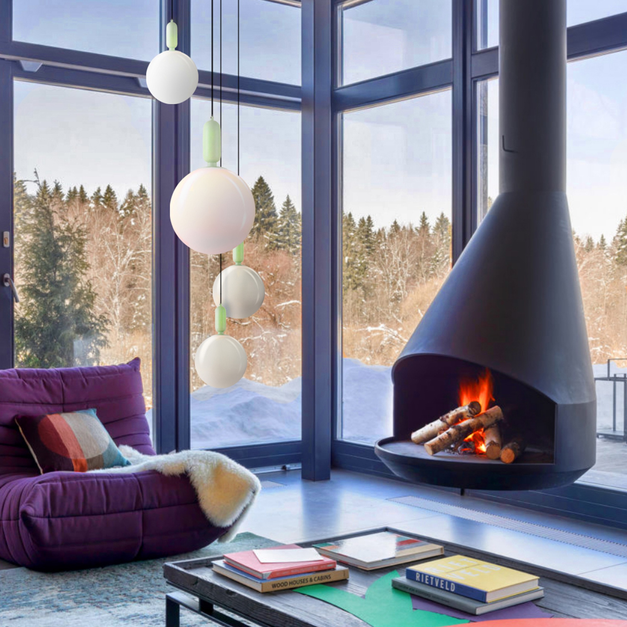 Подвесной светильник Palma 0426PL/B-1GR