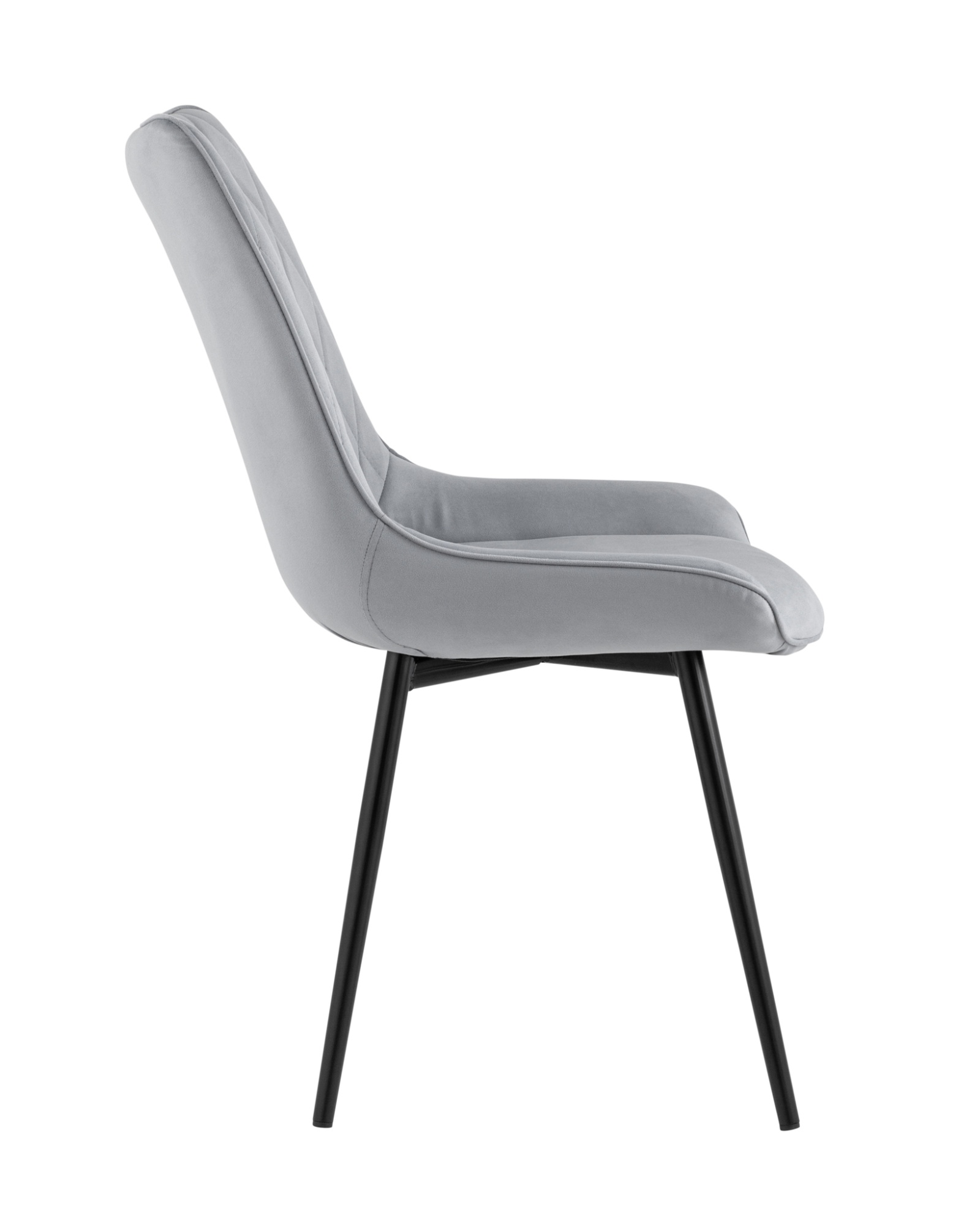 Стул Дарвин велюр серый Stool Group