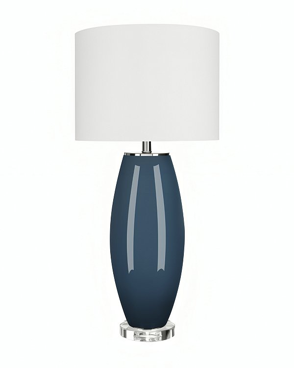 Синяя настольная лампа Мальта Louvre Home LHTL31026CLM