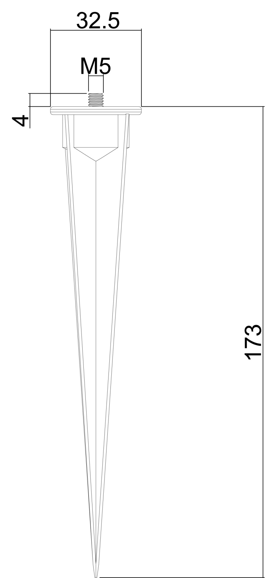 Основание пика Donolux Spike DL20571