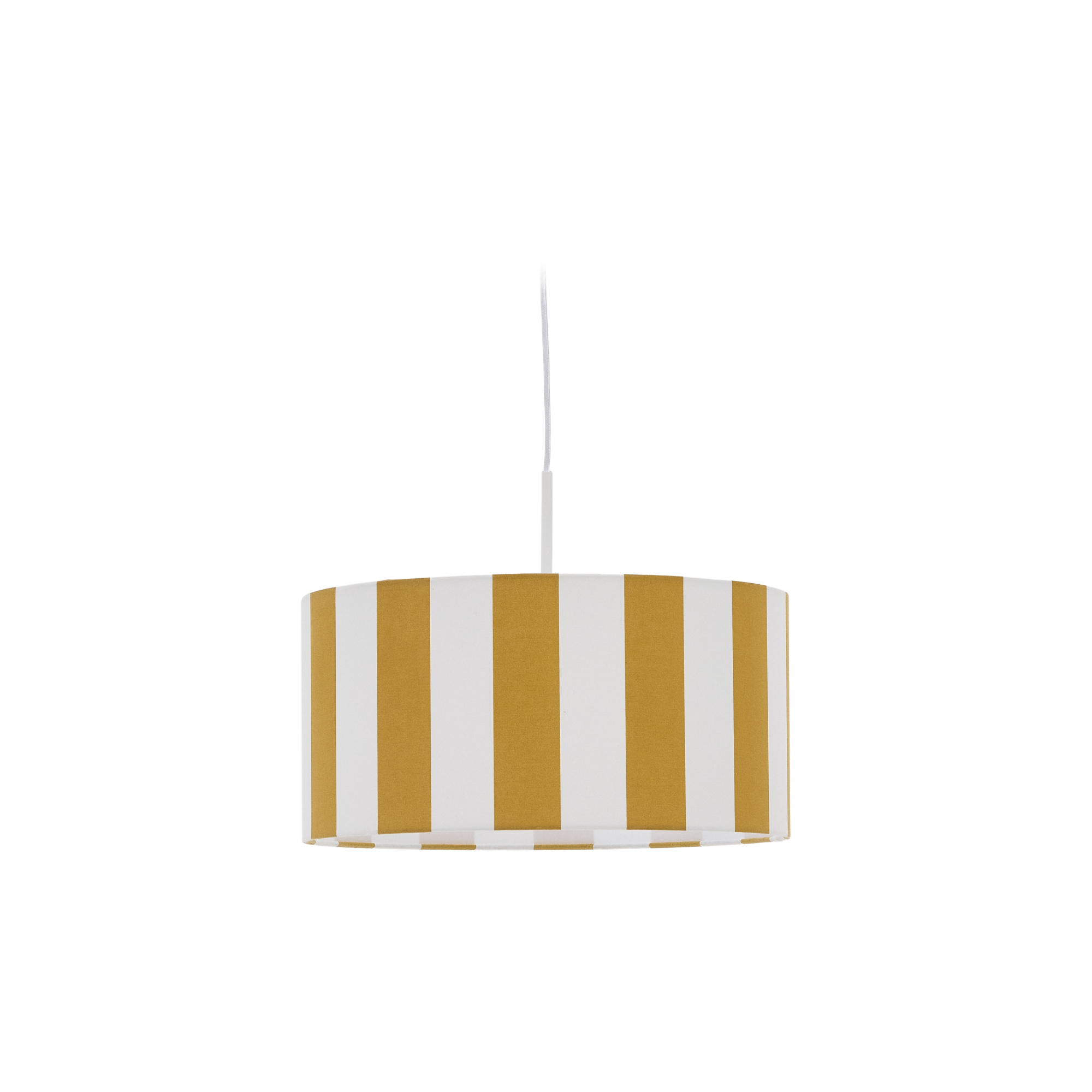 Ciral Абажур потолочного светильника с желтыми и белыми полосками Ø 40 La Forma (ex Julia Grup)