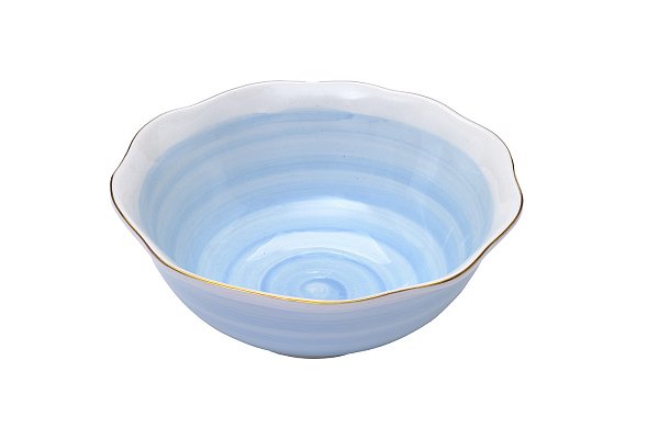 Салатник "Mistero" голубой 20 см Garda Decor 26FC-SAL-MISTERO-20GOL