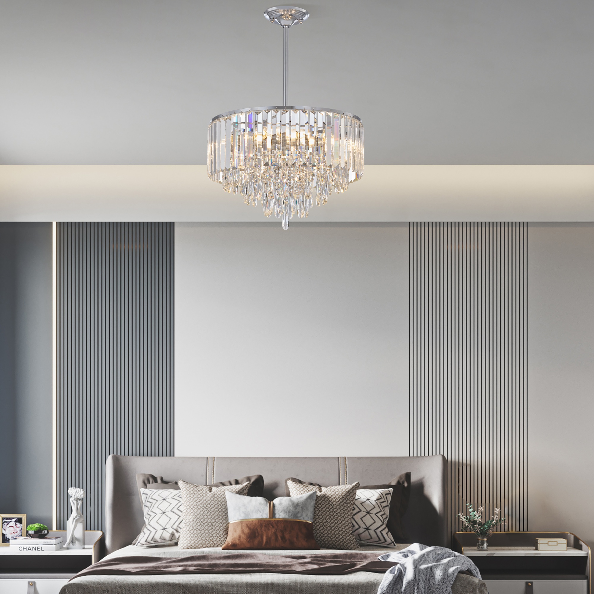 Люстра 375509/8/300/470 CR Arte Milano