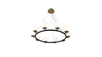 Подвесной светильник   Lumina Deco LDP 6032-10 BK+MD