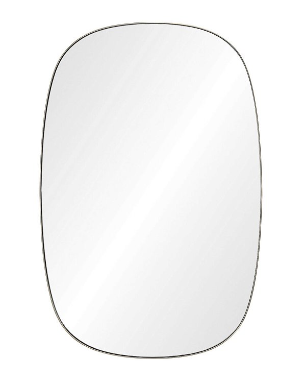 Серебрянное настенное зеркало Вейл Louvre Home DWM240333PND