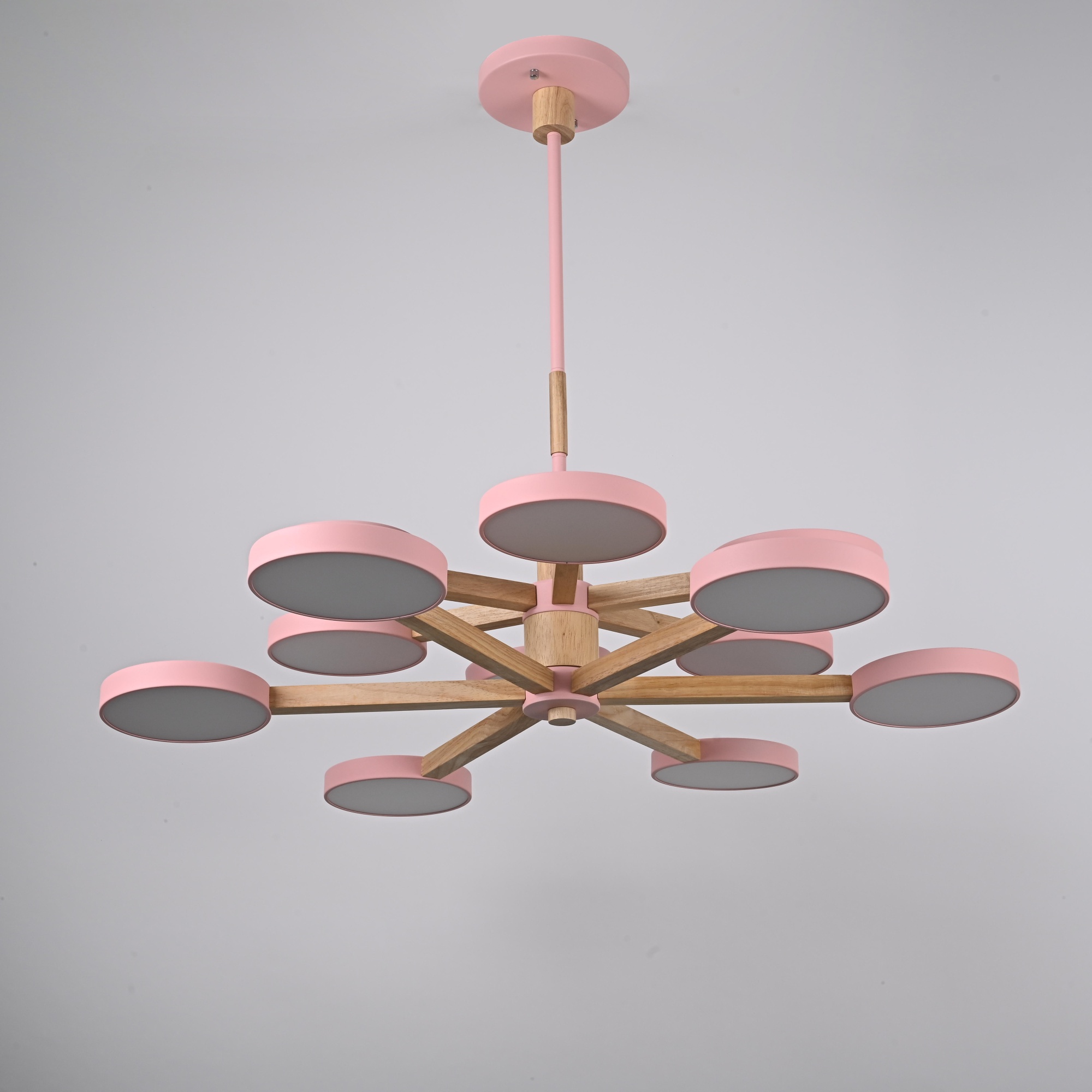 Подвесная люстра TURNA DBL L12 Pink by ImperiumLoft