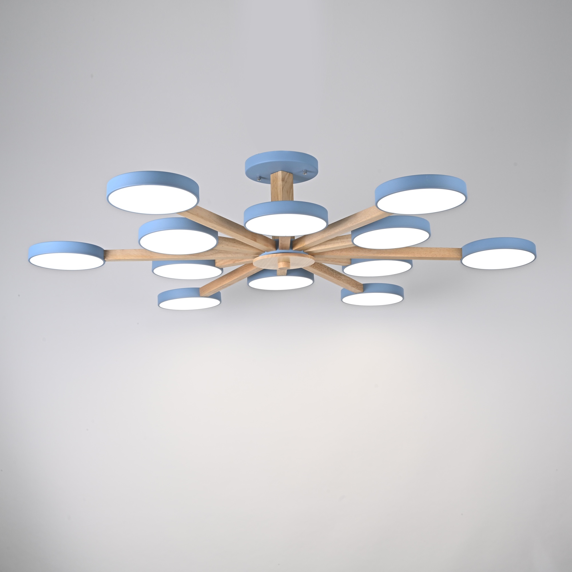 Потолочный светильник TURNA L12 Blue by ImperiumLoft