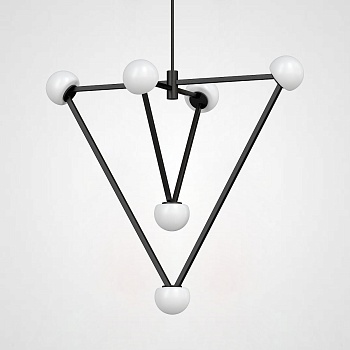 Подвесной светильник DUCHESS L6 Black by ImperiumLoft