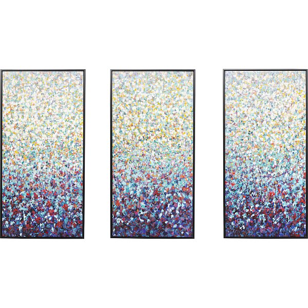 Картина на холсте Konfetti 240x160 см (3 шт) KARE 56211
