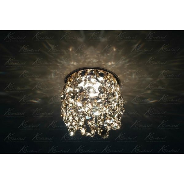 Встраиваемый светильник Kantarel Crown CD 025.2.13 golden teak