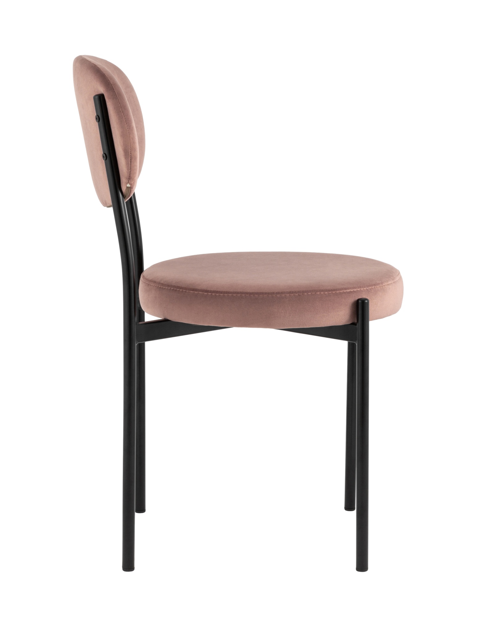 Стул Бриф велюр пыльно-розовый Stool Group