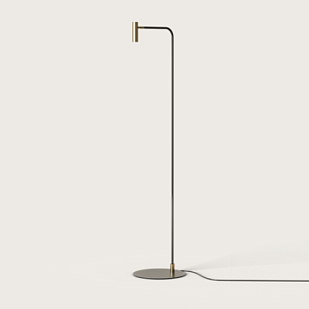 Торшер Maho черный - латунь Aromas del Campo