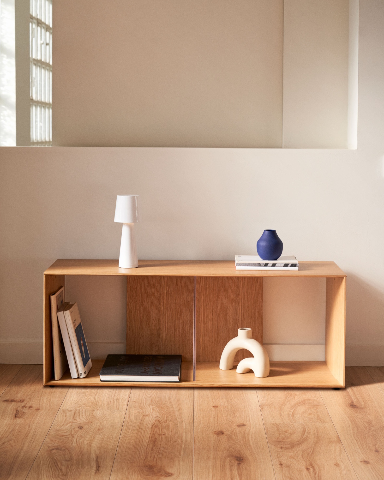 Litto Большой стеллаж из дубового шпона 101 x 38 см La Forma (ex Julia Grup)