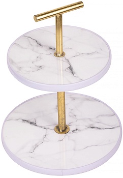 Блюдо двухъярусное Glasar 57-172