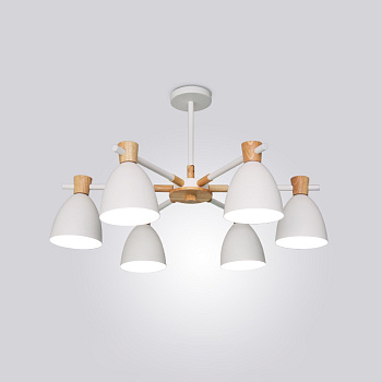 Потолочная люстра FOLKE 6 White by ImperiumLoft