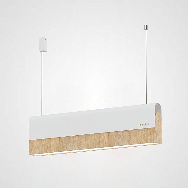 РЕЕЧНЫЙ ПОДВЕСНОЙ СВЕТИЛЬНИК BOOK 3 L60 White by ImperiumLoft