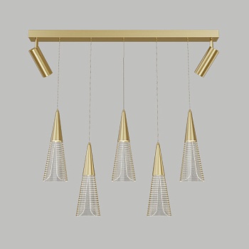 Подвесной светильник MANDORA B L7 Brass by ImperiumLoft