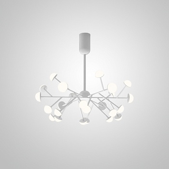 Потолочная люстра HILVI D68 White by ImperiumLoft