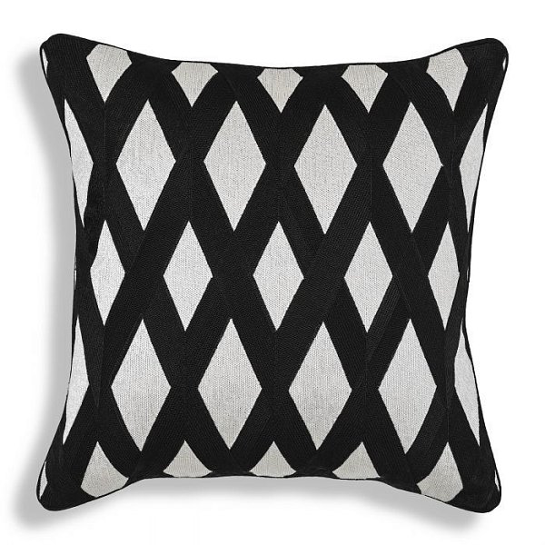Подушка Eichholtz Splender square black white 115071