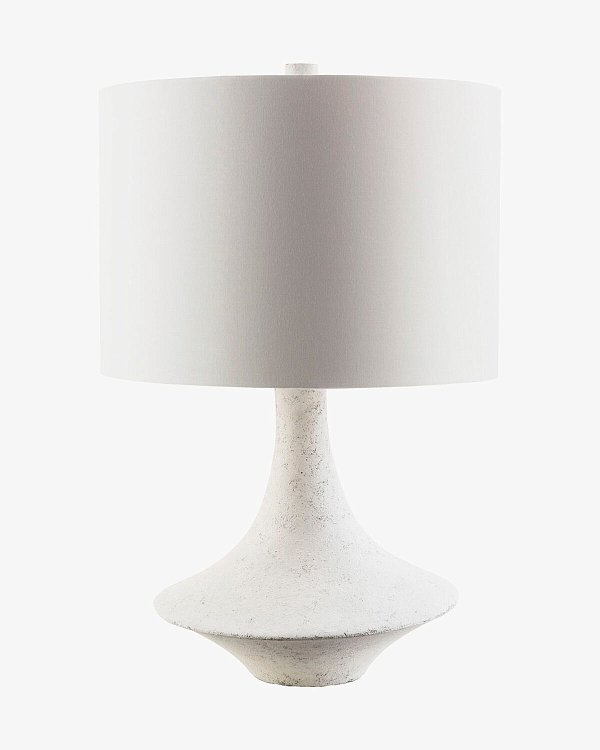 Белая настольная лампа Шейди Louvre Home P0620TA
