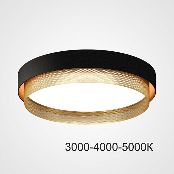 Потолочный светильник MALIA D45 Black Brass Трехцветный свет by ImperiumLoft