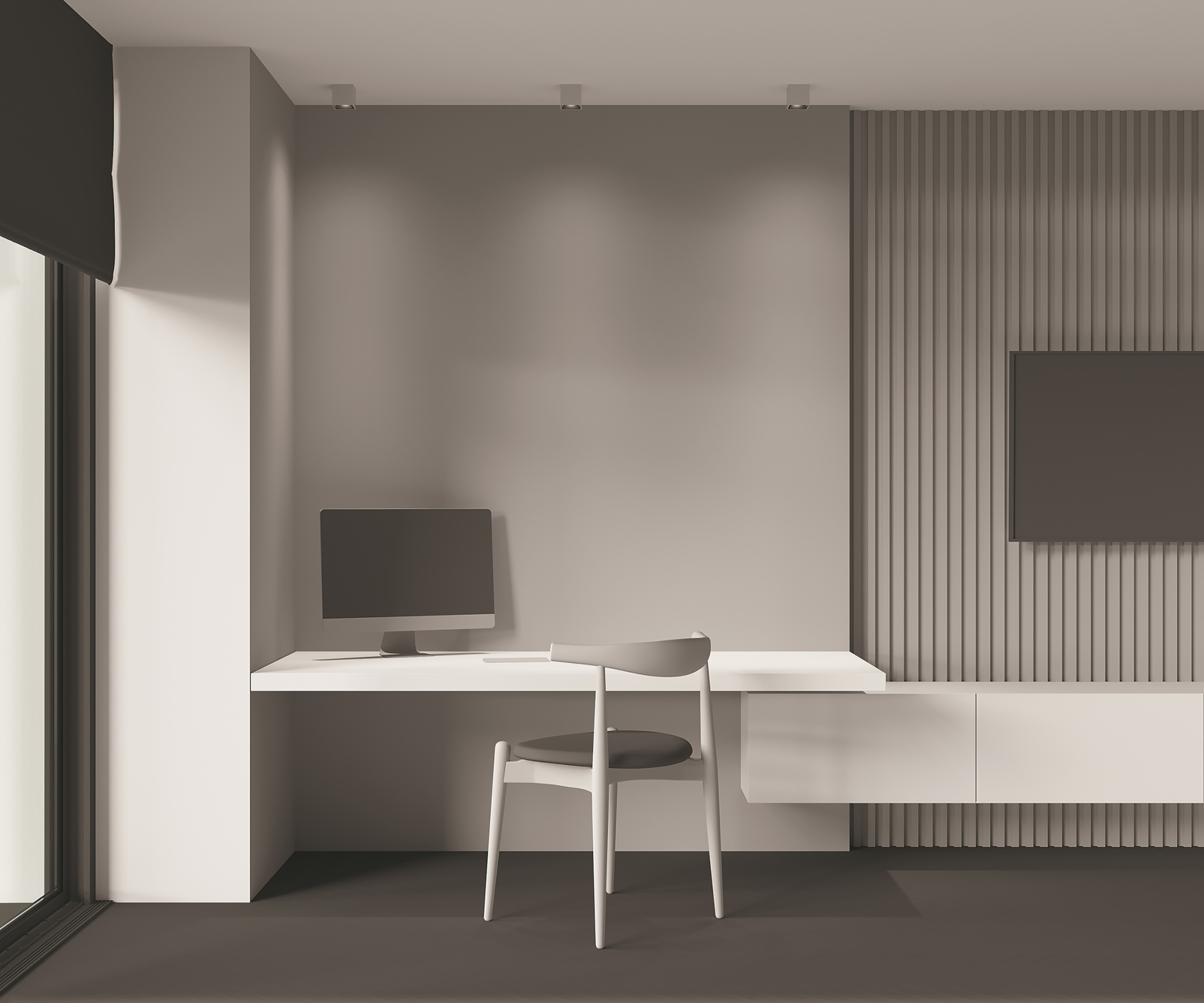 Потолочный светильник Technical C065CL-L12W3K-D